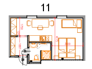 Tøílùkový apartmán, penzion Liboovice